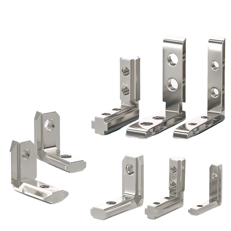 Aluminum T-Slot Profile - موصل زاوية داخلي على شكل حرف