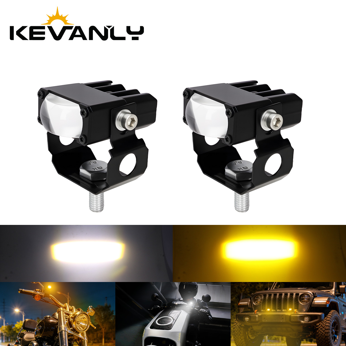 Industrial Laser Beam - 1/2 قطعة مصباح عمل LED أمامي