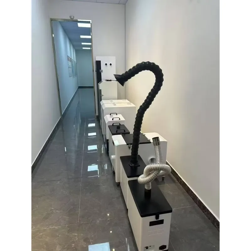 Industrial Laser Welding Iron - نظام تنقية دخان صناعي متنقل مع