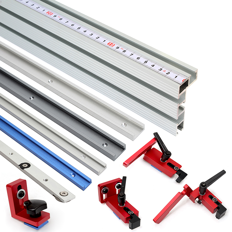 Aluminum T-Slot Profile - 1 قطعة 19/30/45/75 نوع T-المسارات T-فتحة