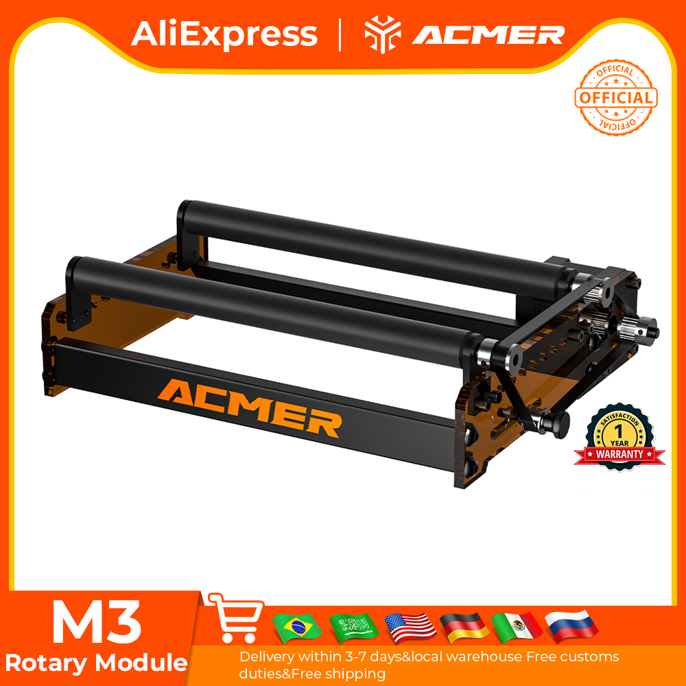Industrial Laser Equipment - أسطوانة ليزر دوارة ACMER M3 360