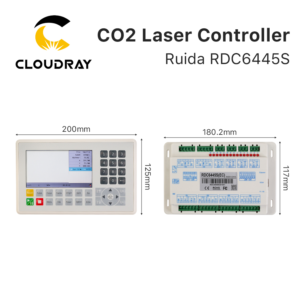 وحدة تحكم Ruida RDC6445 RDC644 - مراجعة Industrial Laser Cutter وسعره
