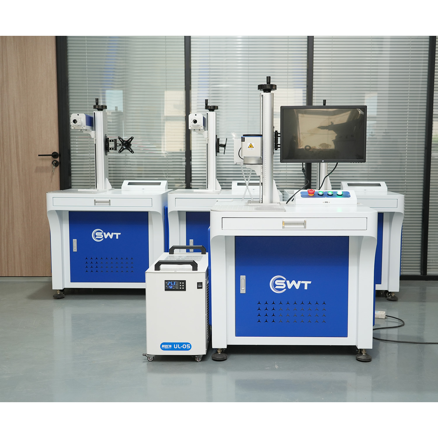 آلة طباعة الوسم بالليزر بالأشع - مراجعة Industrial Uv Laser وسعره