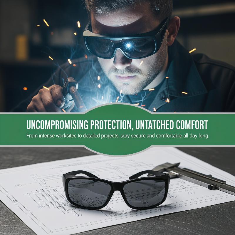 ❤️   نظارات واقية للحام مضادة  - مراجعة Industrial Laser Glasses وسعره