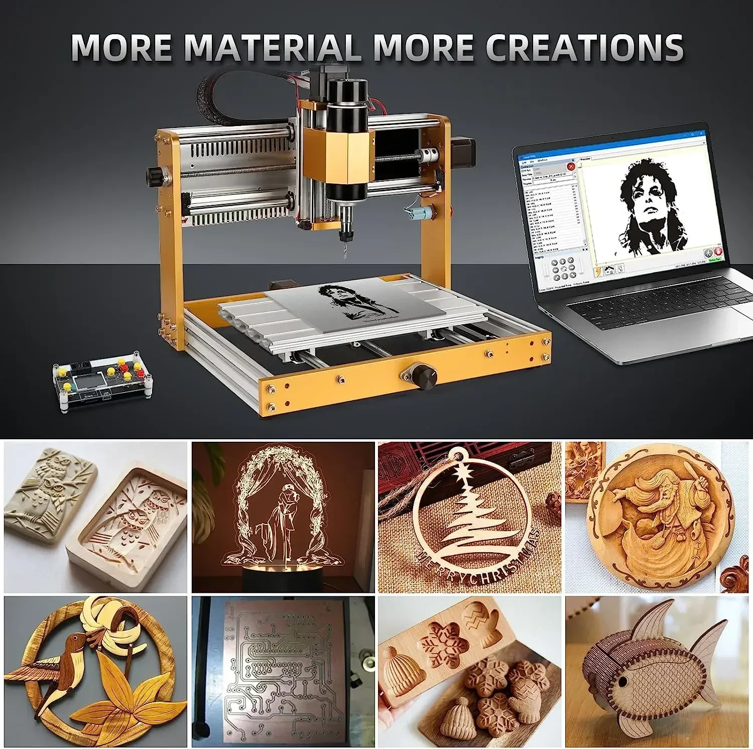 آلات الحفر الصناعية الصغيرة ثل - مراجعة Industrial Laser Engraver For Wood وسعره