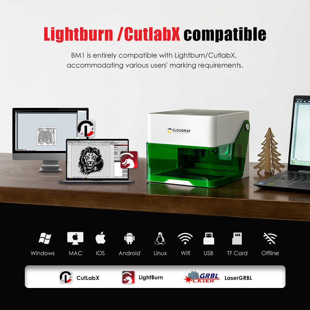 Cloudray 5000mw CNC آلة الحفر  - مراجعة Industrial Laser Equipment وسعره