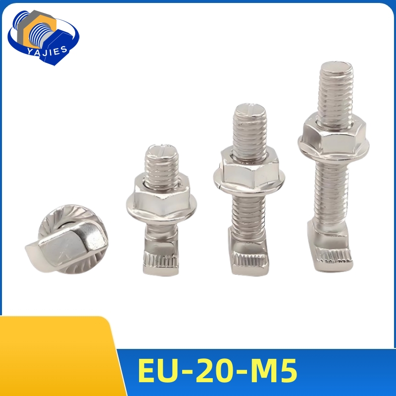 10 مجموعات M5 T الترباس المسما - مراجعة Aluminum T-Slot Profile وسعره