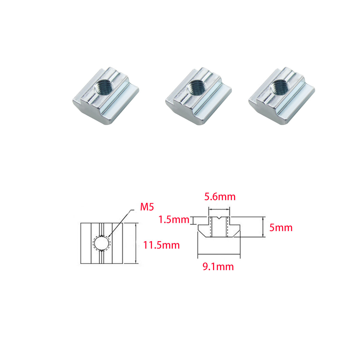 100 قطعة 2020 الألومنيوم الشخص - مراجعة Aluminum T-Slot Profile وسعره