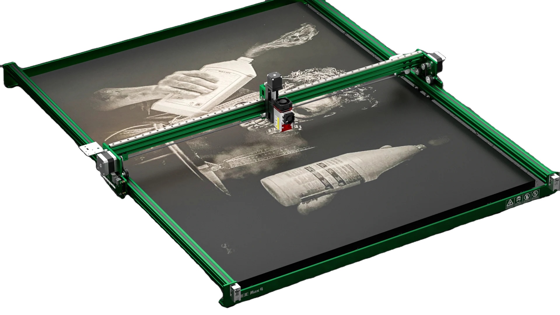 NEJE Max 4 A40640 آلة الحفر با - مراجعة Industrial Laser Engraver For Wood وسعره