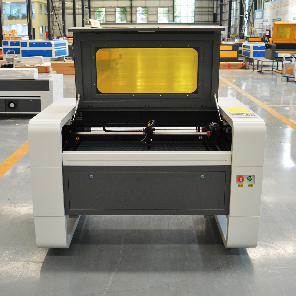 آلة قطع بالليزر صناعية 6090 بق - مراجعة Industrial Laser Engraver For Wood وسعره