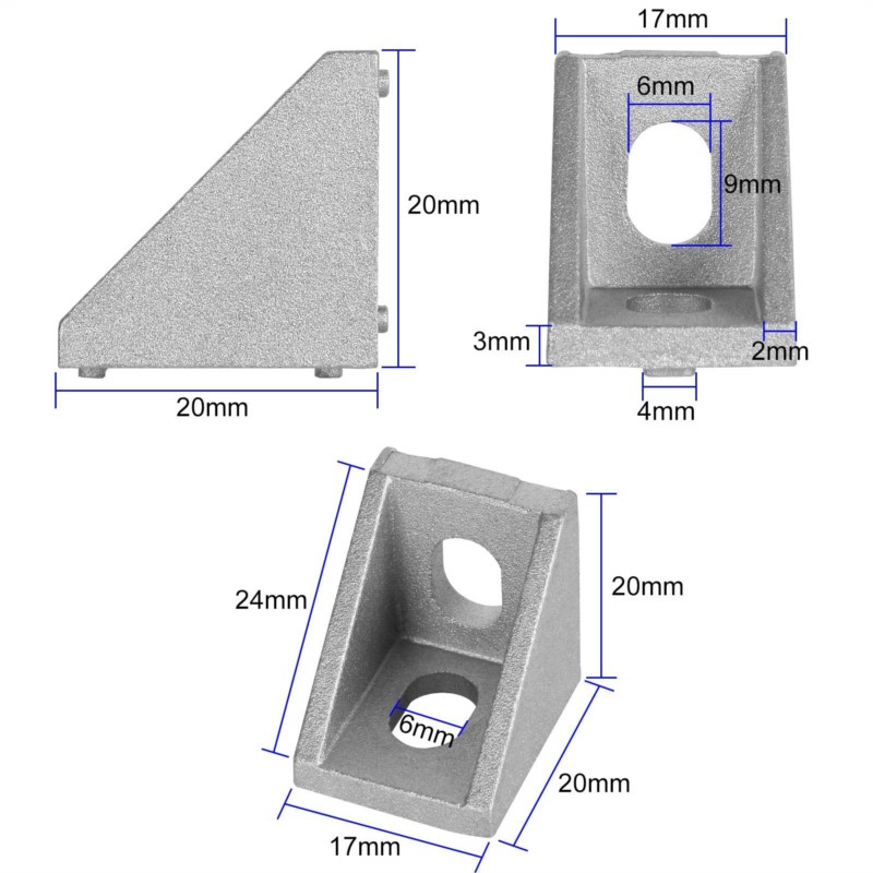 2020 قوس الزاوية 40 قطعة قوس ا - مراجعة Aluminum T-Slot Profile وسعره