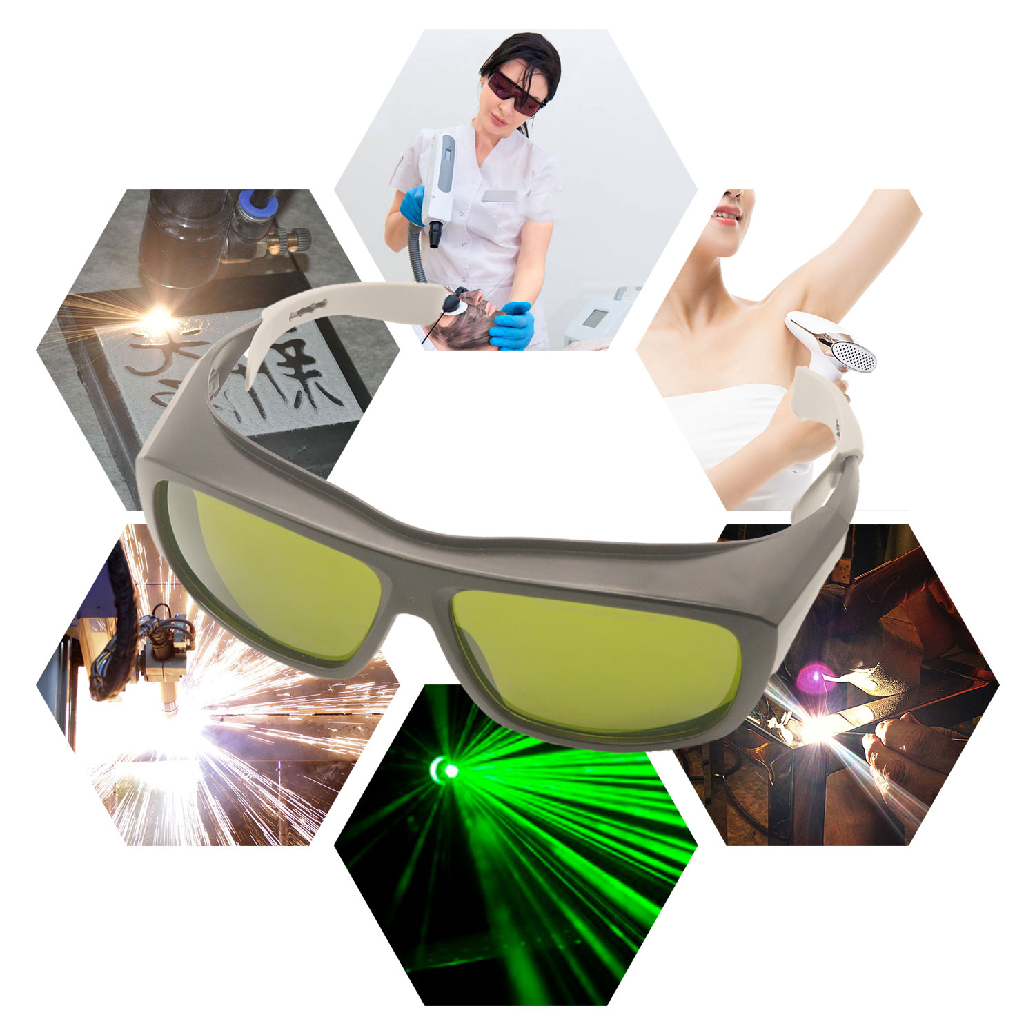 نظارات واقية ليزر لإزالة الشعر - مراجعة Industrial Laser Glasses وسعره