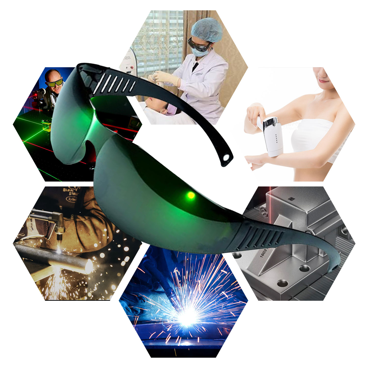 نظارات واقية من الرصاص واقية م - مراجعة Industrial Laser Glasses وسعره